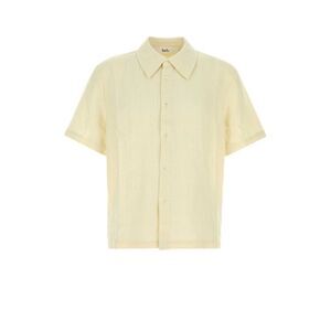 Sefr Men Cream Linen And Cotton Dayot Shirt